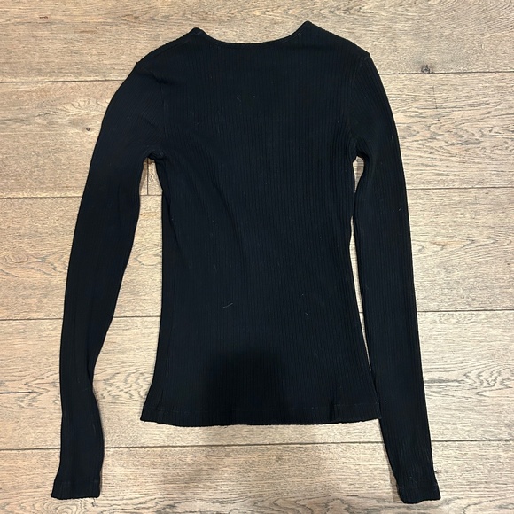 Agolde Keyhole Sweat Black Small - Picture 5 of 6